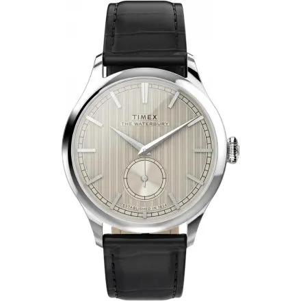 Timex Waterbury Classic TW2Y92000 Zegarek męski na czarnym pasku