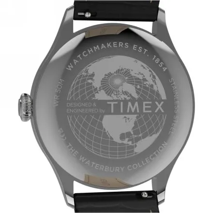 Timex Waterbury Classic TW2Y92000 Zegarek męski na czarnym pasku