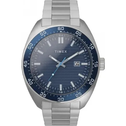 Timex Weston TW2Y88900 Zegarek męski na bransolecie z datownikiem