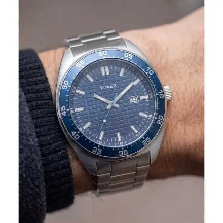 Timex Weston TW2Y88900 Zegarek męski na bransolecie z datownikiem