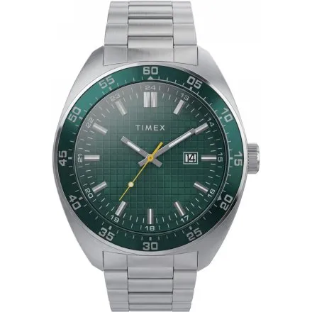 Timex Weston TW2Y89000 Zegarek męski na bransolecie z datownikiem