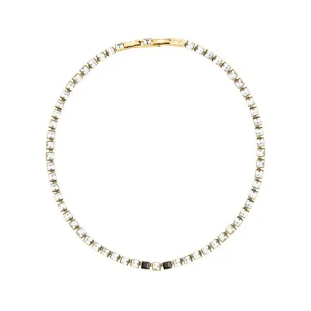 Naszyjnik Karl Lagerfeld CRYSTALS KLAYC04 złoty z białymi kryształkami