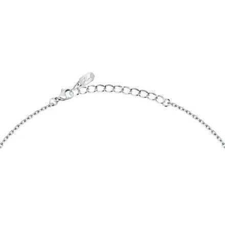 Naszyjnik Karl Lagerfeld CHARMS KLAYD07 srebrny z zawieszką i logo