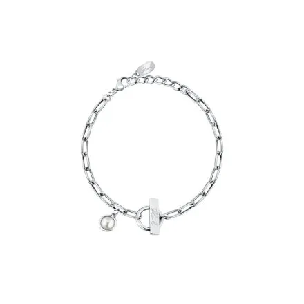 Bransoletka Karl Lagerfeld PEARL KLAYR06 z perełką i logo
