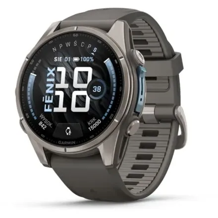 Garmin Fenix 9 43mm Tytanowa ramka Szary Pebble Gray 010-04761-11 AMOLED