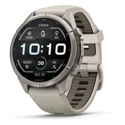 Garmin Fenix 9 Pro 43mm Tytanowy Beżowy Fog Grey Sandstone 010-04335-86 AMOLED