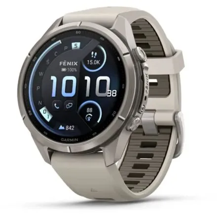Garmin Fenix 9 Pro inReach 43mm Tytanowy Beżowy Fog Grey Sandstone 010-04335-81 AMOLED