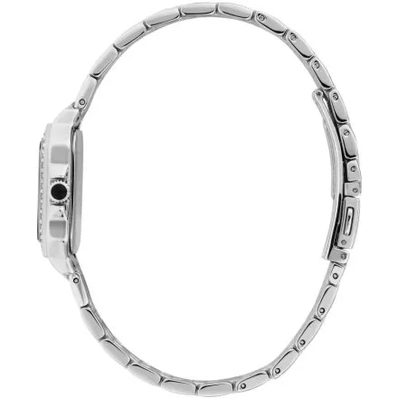Zegarek Karl Lagerfeld ICON SQUARE R0553110506 srebrny z białą tarczą