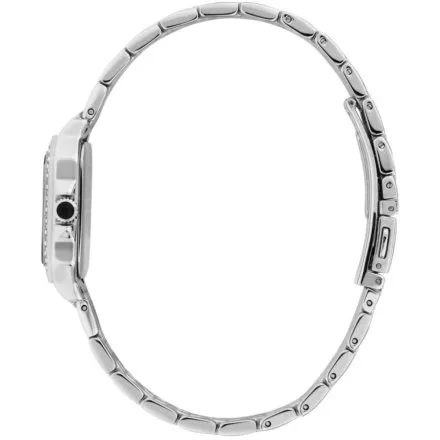 Zegarek Karl Lagerfeld ICON SQUARE R0553110506 srebrny z białą tarczą