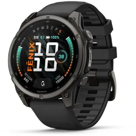 Garmin Fenix 9 47mm Tytanowa ramka Czarny Carbon Grey 010-04762-11 AMOLED