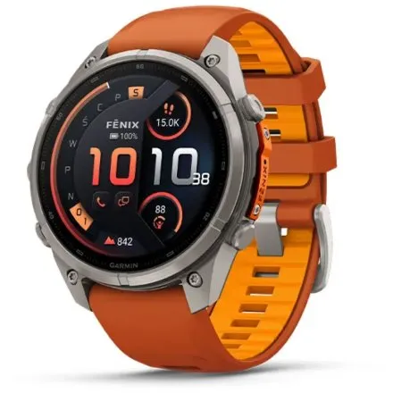 Garmin Fenix 9 Pro inReach 47mm Tytanowy Pomarańczowy Orange 010-04336-01 AMOLED