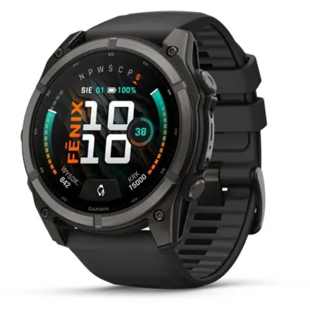 Garmin Fenix 9 51mm Tytanowa ramka Czarny Carbon Grey 010-04763-11 AMOLED