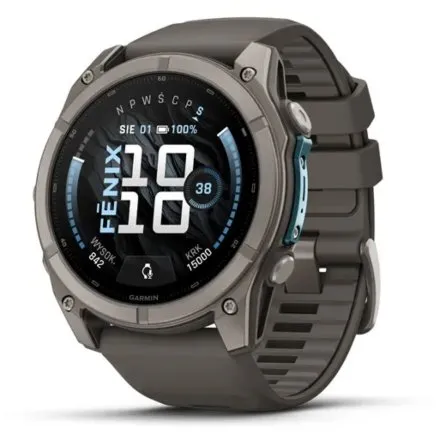 Garmin Fenix 9 51mm Tytanowa ramka Szary Pebble Grey 010-04763-01 AMOLED