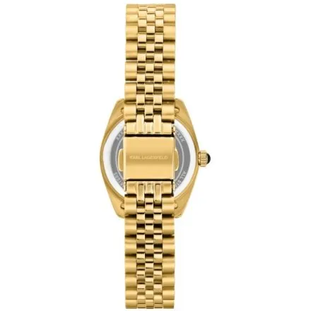 Zegarek Karl Lagerfeld TIMELESS CODE MINI R0553109502 złoty z czarną tarczą