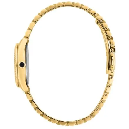 Zegarek Karl Lagerfeld TIMELESS CODE MINI R0553109502 złoty z czarną tarczą