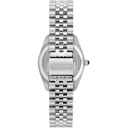 Zegarek Karl Lagerfeld TIMELESS CODE R0553108509 srebrny na bransolecie