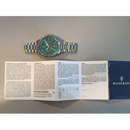MASERATI Sorpasso R8873624002 Zegarek męski + czarny pasek skórzany