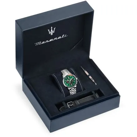 MASERATI Sorpasso R8873624002 Zegarek męski + czarny pasek skórzany
