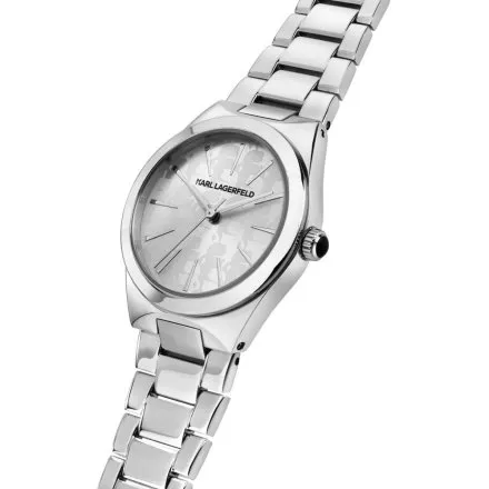 Zegarek Karl Lagerfeld HAMBURG R0553105512 srebrny na bransolecie