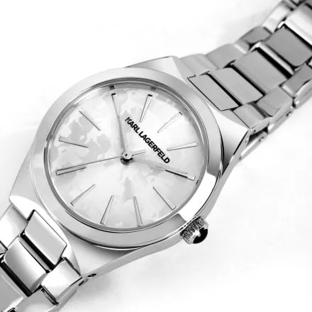 Zegarek Karl Lagerfeld HAMBURG R0553105512 srebrny na bransolecie