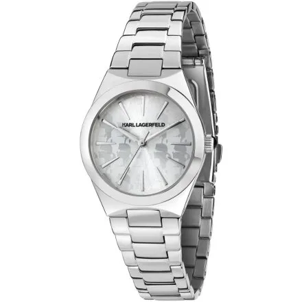 Zegarek Karl Lagerfeld HAMBURG R0553105512 srebrny na bransolecie