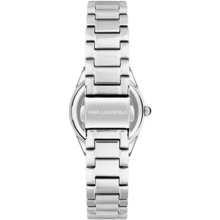 Zegarek Karl Lagerfeld HAMBURG R0553105509 srebrny z kryształkami na kopercie