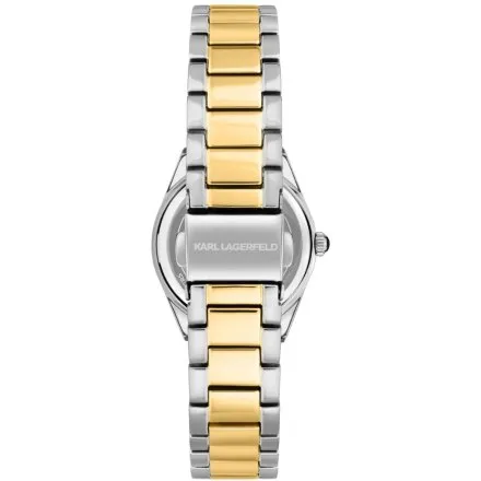 Zegarek Karl Lagerfeld HAMBURG R0553105505 złoto-srebrny z kryształkami na kopercie