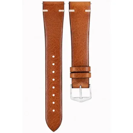 Brązowe pasek do zegarka 19 mm HIRSCH Bagnore 05502070-2-19 (L)