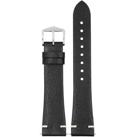Czarny pasek do zegarka 20 mm HIRSCH Bagnore 05502150-2-20 (M)