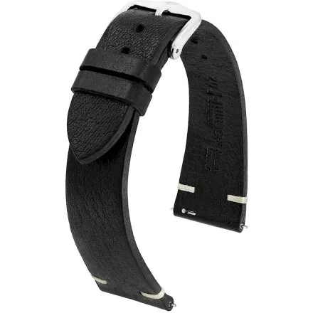 Czarny pasek do zegarka 20 mm HIRSCH Bagnore 05502150-2-20 (M)