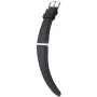 Czarny pasek z czerwonym przeszyciem do zegarka 22 mm HIRSCH Belize 40268851-2-22