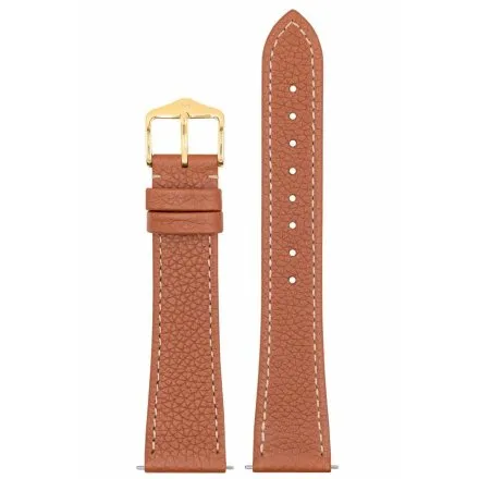 Brązowy pasek do zegarka 19 mm HIRSCH Bologna 01802070-1-19 (L)