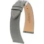 Szary pasek do zegarka 20 mm HIRSCH Bologna 01802030-2-20 (L)
