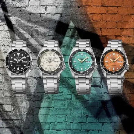 Seiko 5 Sports Automatic SRPK29K1 zegarek męski automatyczny czarny