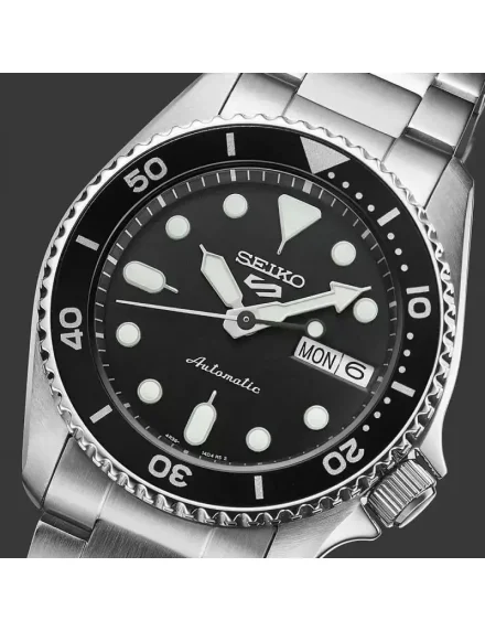 Seiko 5 Sports Automatic SRPK29K1 zegarek męski automatyczny czarny