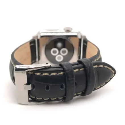 Pasek DILOY Superior 368.20.58 Skórzany Czarny 20 mm - GRATIS dwa teleskopy i narzędzie
