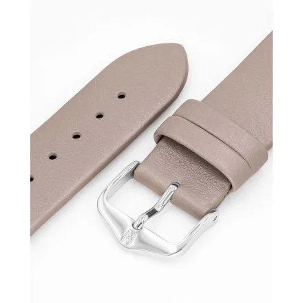 Szary pasek do zegarka 20 mm HIRSCH Cashmere 03902195-2-20 (M)