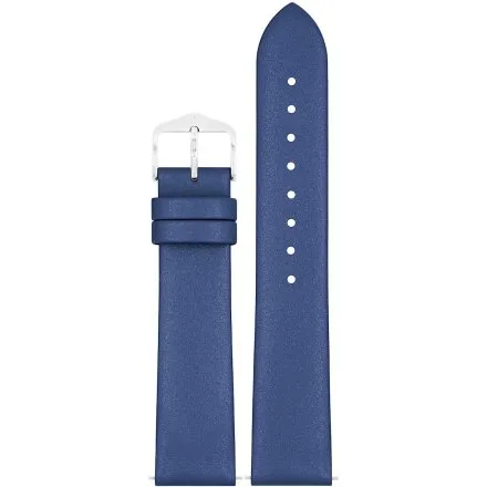 Niebieski pasek do zegarka 20 mm HIRSCH Cashmere 03902180-2-20 (M)