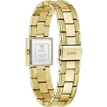 Guess Taylor złoty zegarek damski na bransolecie z kryształkami GW1157L2