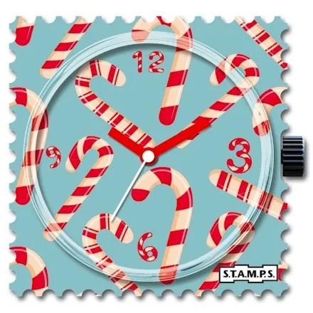 Zegarek Tarcza S.T.A.M.P.S. X-Mas Candy 106481 Ze Świątecznymi Lizakami