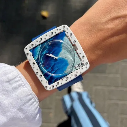 Zegarek Tarcza S.T.A.M.P.S. Diamond Deep Sea 106636 Morze z kryształkami