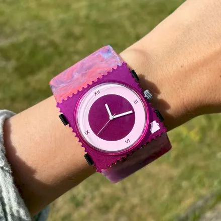 Zegarek Tarcza S.T.A.M.P.S. Timeshuttle Pink 106134 Różowy