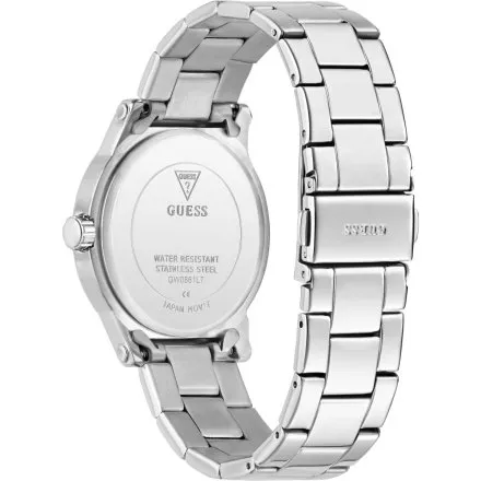 Guess Annette srebrny zegarek damski na bransolecie GW0861L7