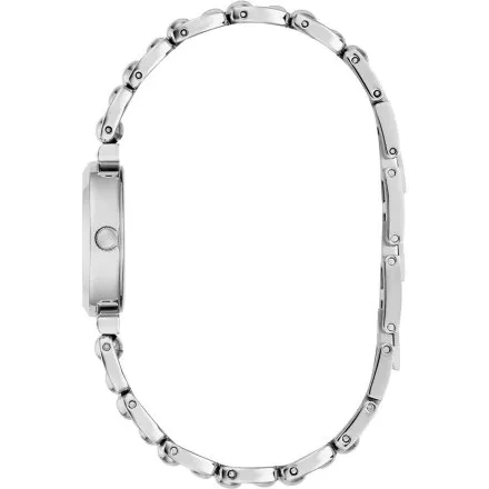 Guess Leena zegarek damski srebrny ze srebrną tarczą na bransolecie GW0994L1