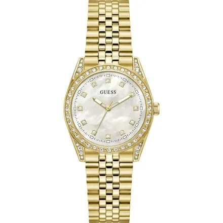 Guess Jada zegarek damski złoty perłowa tarcza GW1099L2