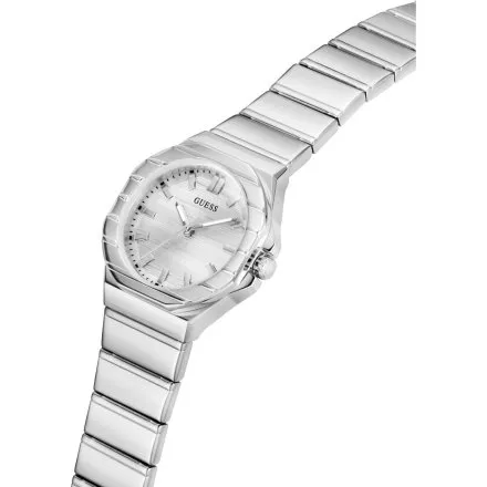 Guess Jaqueline zegarek damski srebrny na bransolecie GW1110L1