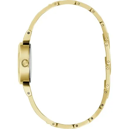 Guess Cecelia złoty zegarek damski na bransolecie kryształki GW1083L2