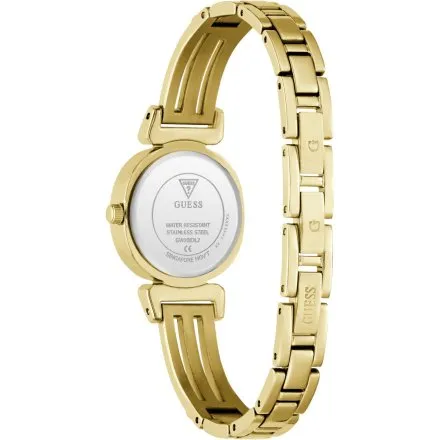 Guess Cecelia złoty zegarek damski na bransolecie kryształki GW1083L2