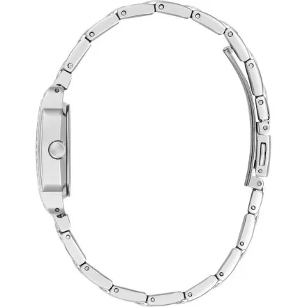 Guess Etta srebrny zegarek damski na bransolecie kryształki GW1096L1