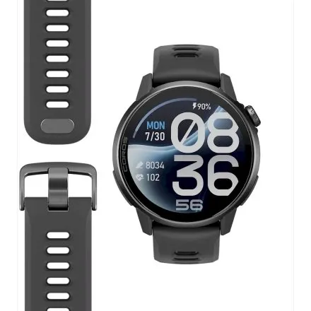 COROS Pace 4 PRO Black Czarny ultralekki smartwatch sportowy AMOLED GPS WPACE4P-BLK